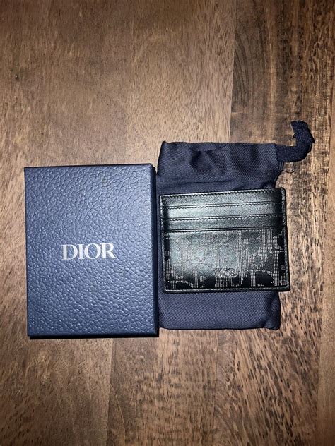 dior mens card wallet|christian dior men's wallet prices.